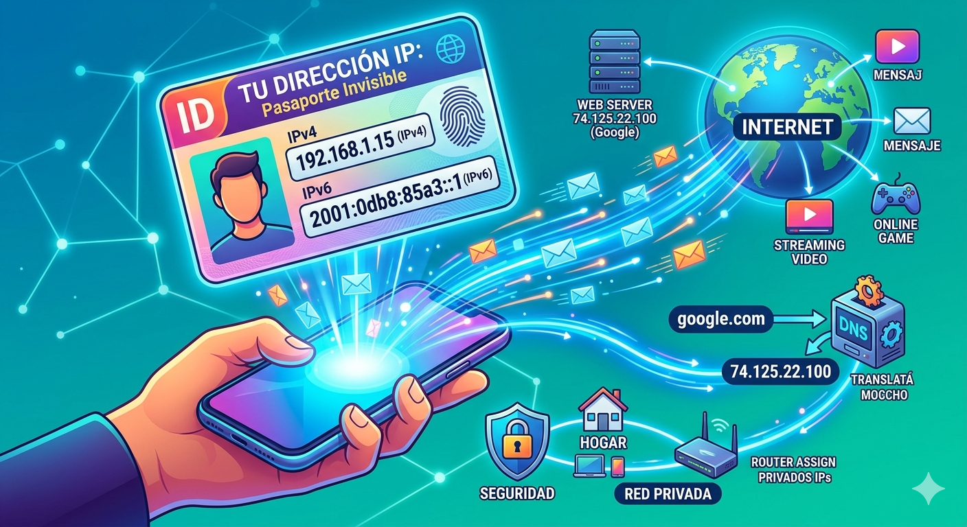 🚀 El Secreto de Internet Revelado: ¿Qué es Exactamente una Dirección IP y Por Qué Debería Importarte? 🌐